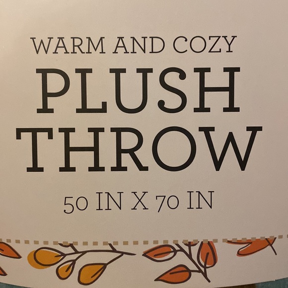 🍵 🍩 ☕️NWT Coffee, Donut & Tea Designed Oversized Throw Blanket - Picture 4 of 6